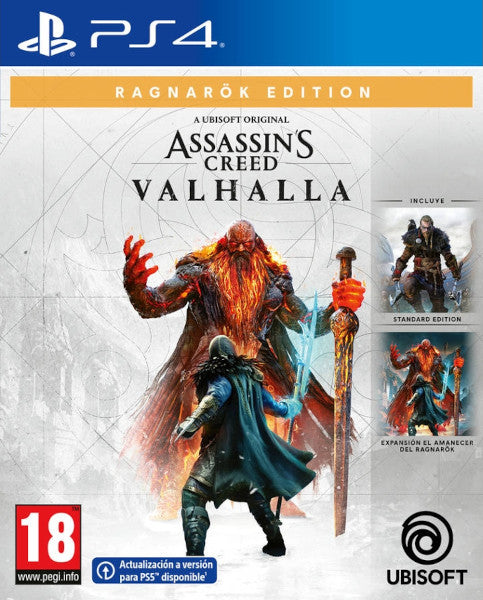 Assassin'S Creed Valhalla RagnaröK Edition PS4 - PAL ESP - Nuevo Assassin'S Creed Valhalla RagnaröK Edition PS4 - PAL ESP - Nuevo